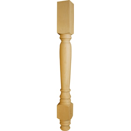 Osborne Wood Products 40 1/2 x 4 Extended Concord Island Leg in Knotty Pine 1572P